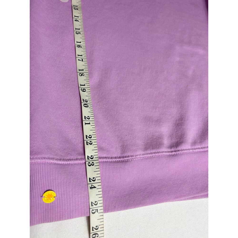 Anthropologie Celandine Oversized Crew Neck Sweatshirt Lilac Size XS - Picture 9 of 12